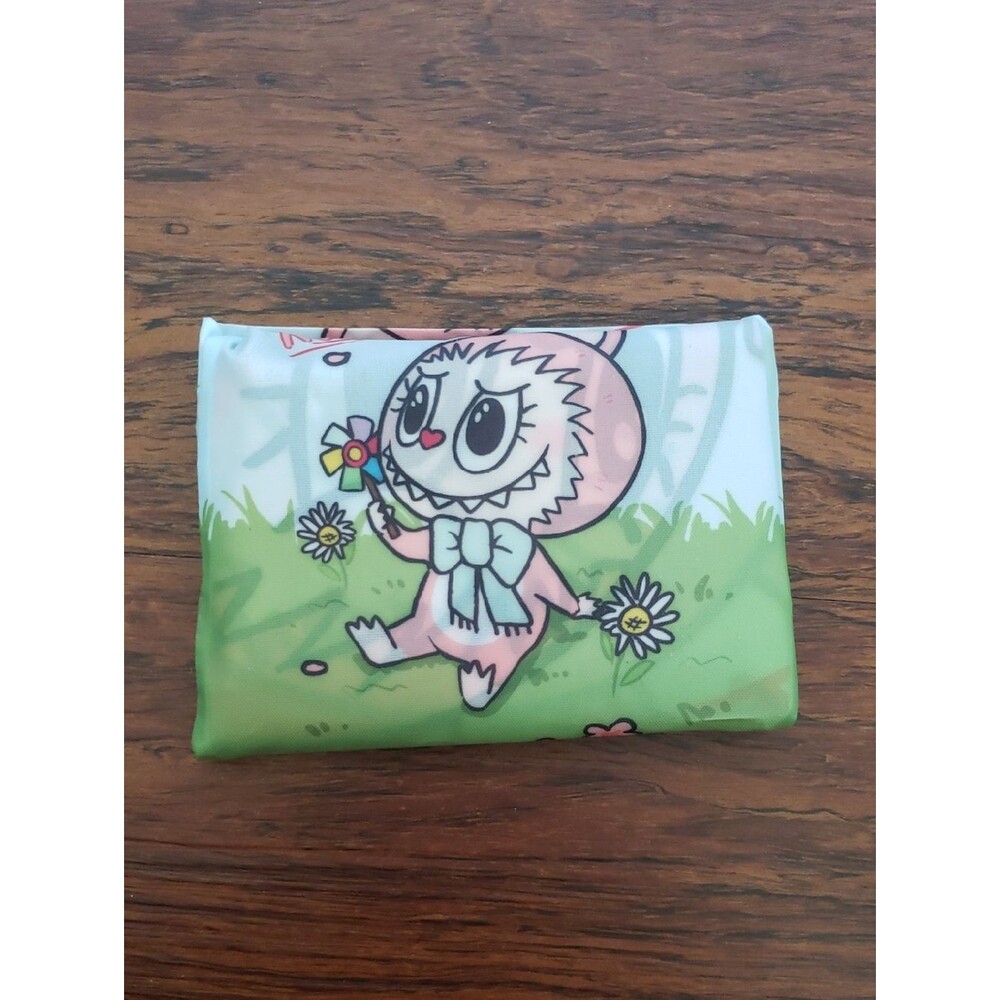 Labubu Chic Kawaii Retro Eco Friendly Trendy Packable Sturdy Reusable Nylon Bag